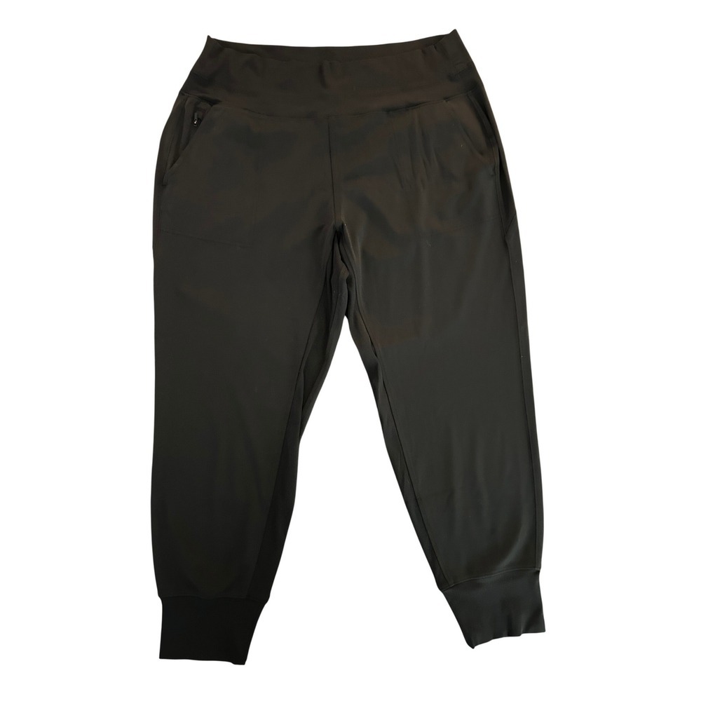 Athleta high rise jogger pants Black size XL (1290)
